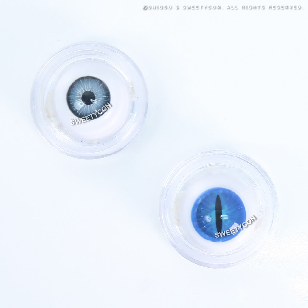 Sweety Crazy Lens Blue Demon Eye / Cat Eye (New)