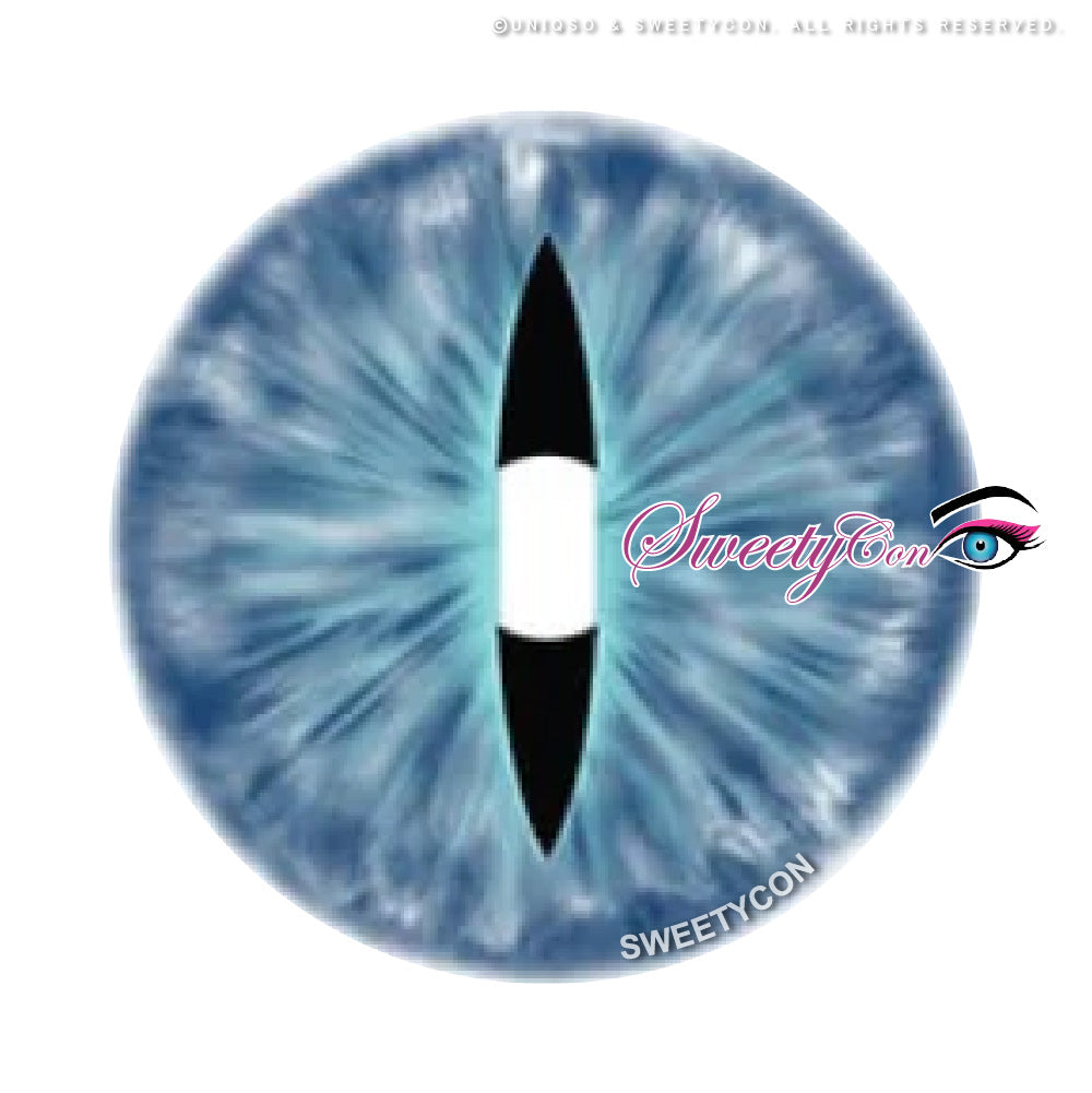 Sweety Crazy Lens Blue Demon Eye / Cat Eye (New)