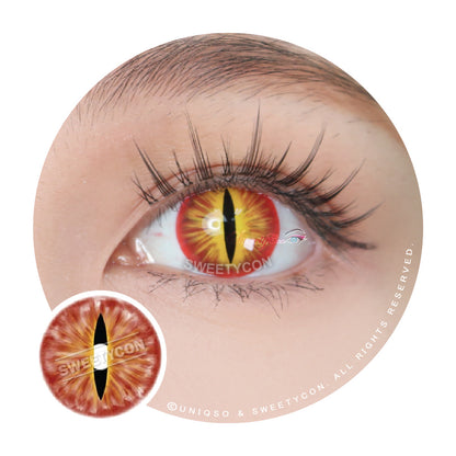 Sweety Crazy Lens Red Demon Eye / Cat Eye (New)