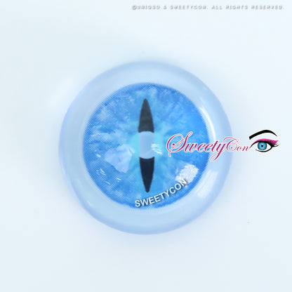 Sweety Crazy Lens Blue Demon Eye / Cat Eye (New)