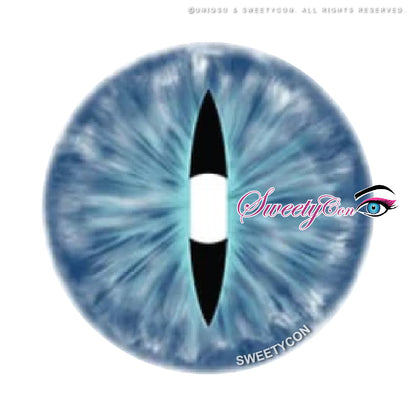 Sweety Crazy Lens Blue Demon Eye / Cat Eye (New)